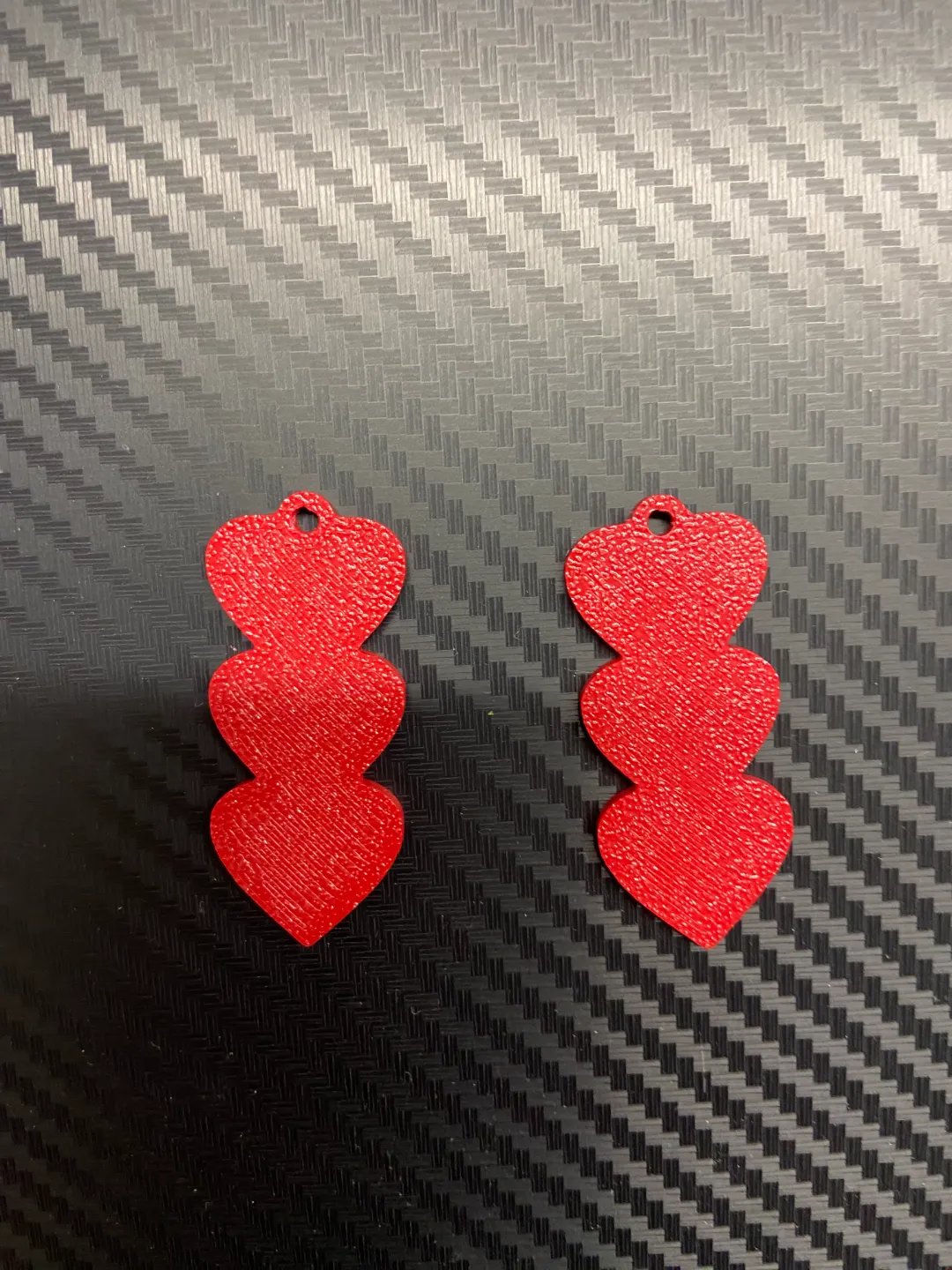 heart earrings view 2