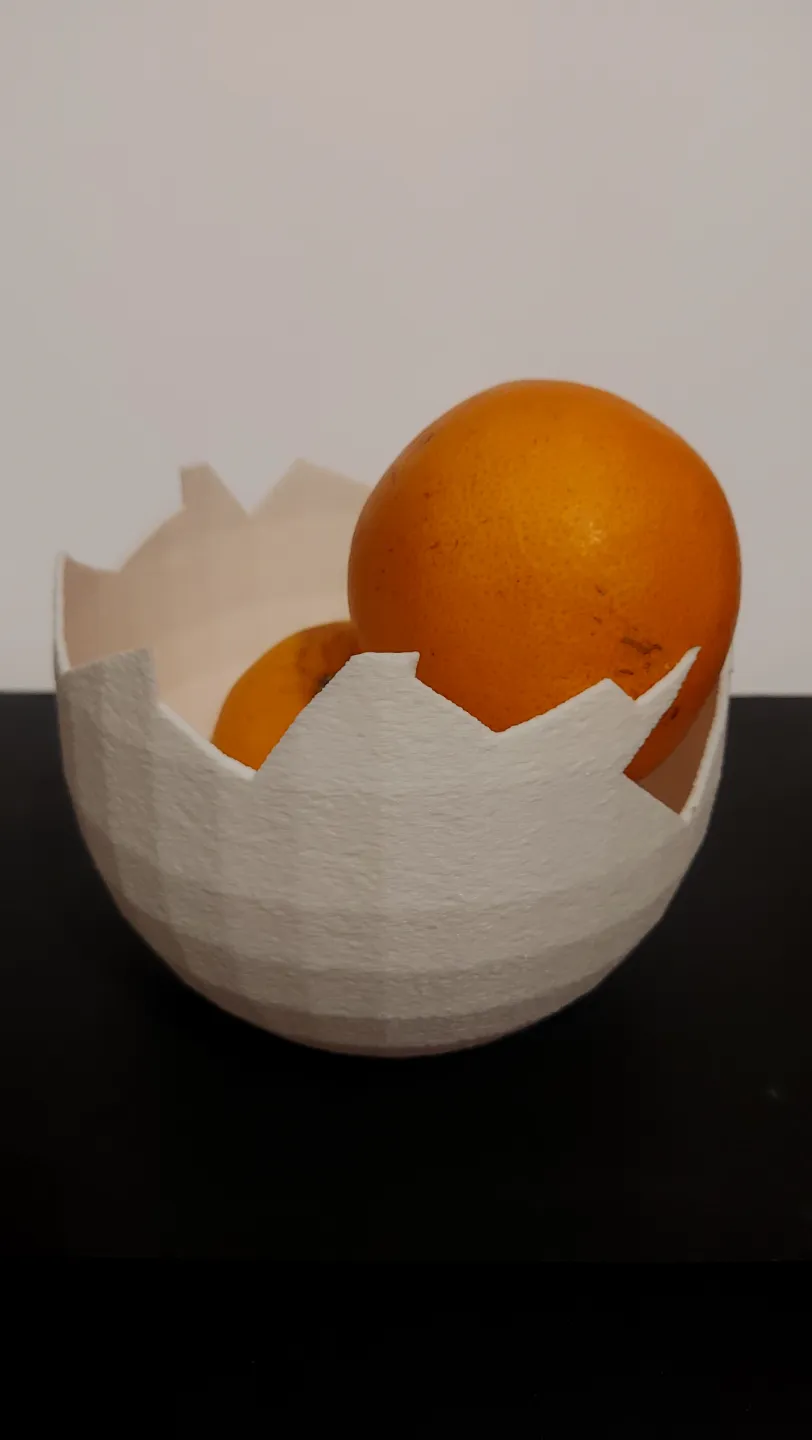 broken egg bowl - Free 3D Print Model - MakerWorld
