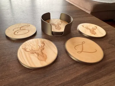 Parts for wooden coasters