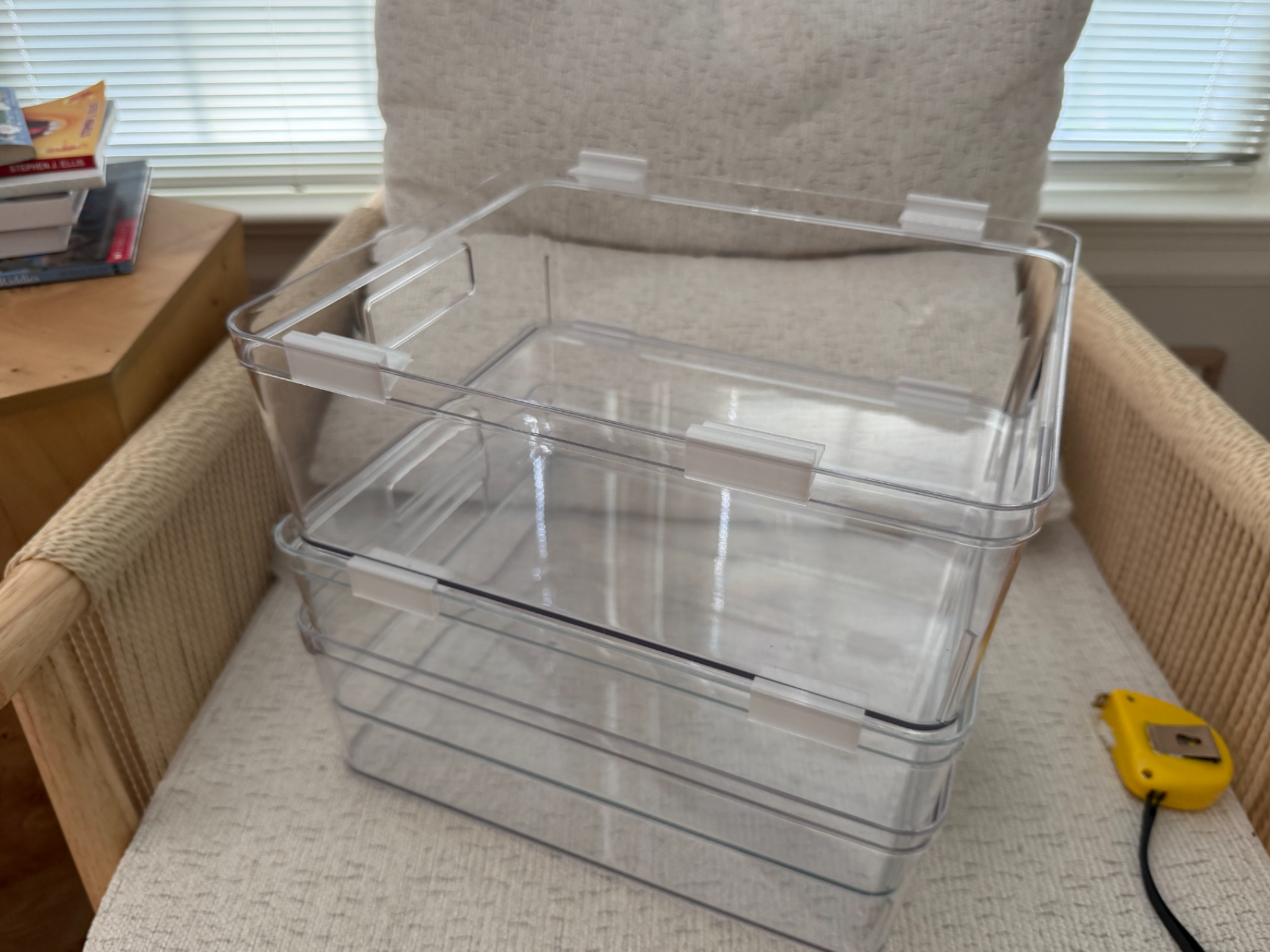 Mainstays XL Clear Bin Stacking Clips