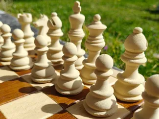 Classic Tournament-Inspired Chess Set