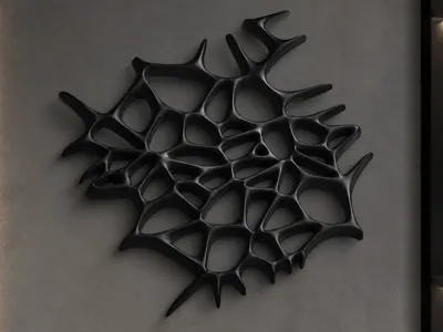 voroni wall art / Wall Sculpture  - square #1
