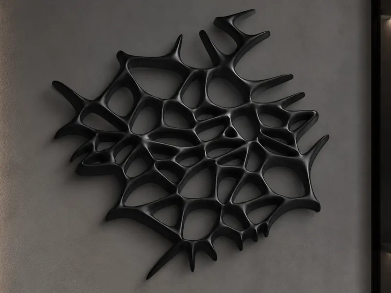 voroni wall art / Wall Sculpture  - square #1