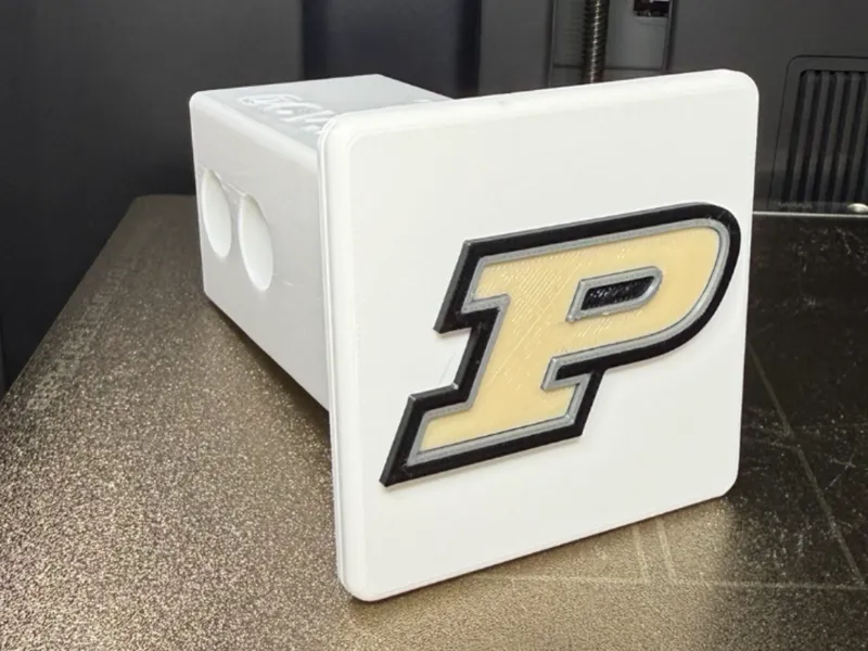 Purdue Hitch Cover 2"