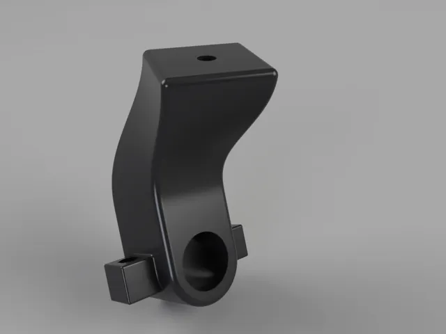 Side umbrella mount for Clicgear/Rovic golf cart