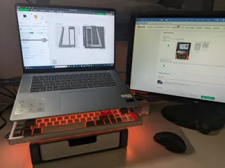 Taller Sides For Double Laptop Stand