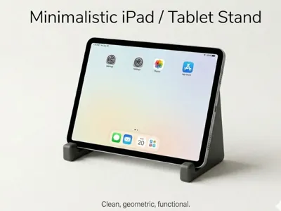 Minimalistic iPad / Tablet Stand