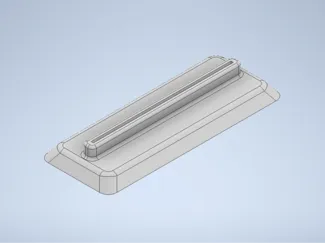 Base para acrilico de 130mm x 2.2mm