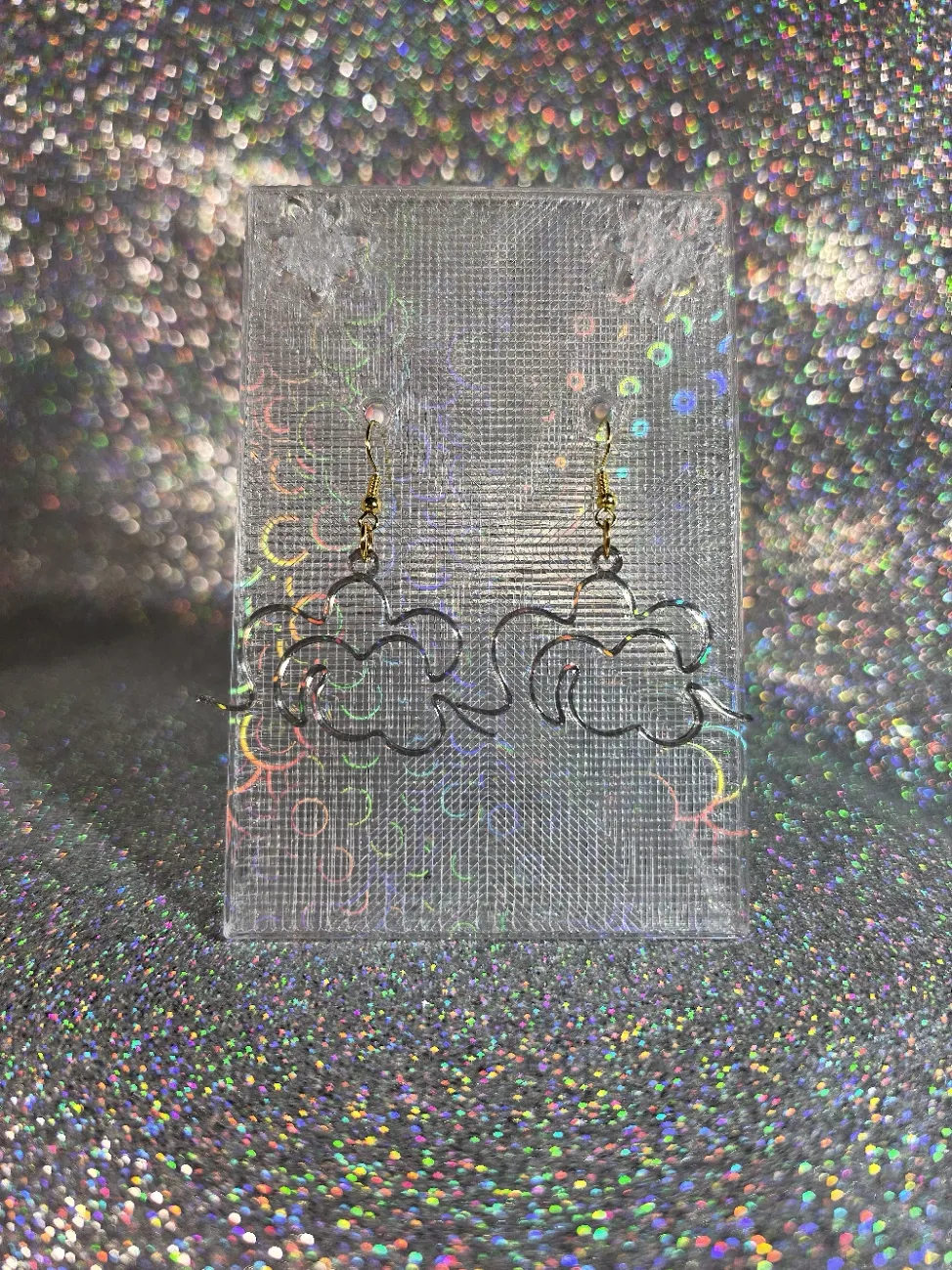 transparent celestial earrings view 4
