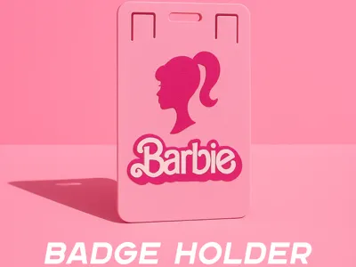 Barbie Badge Holder