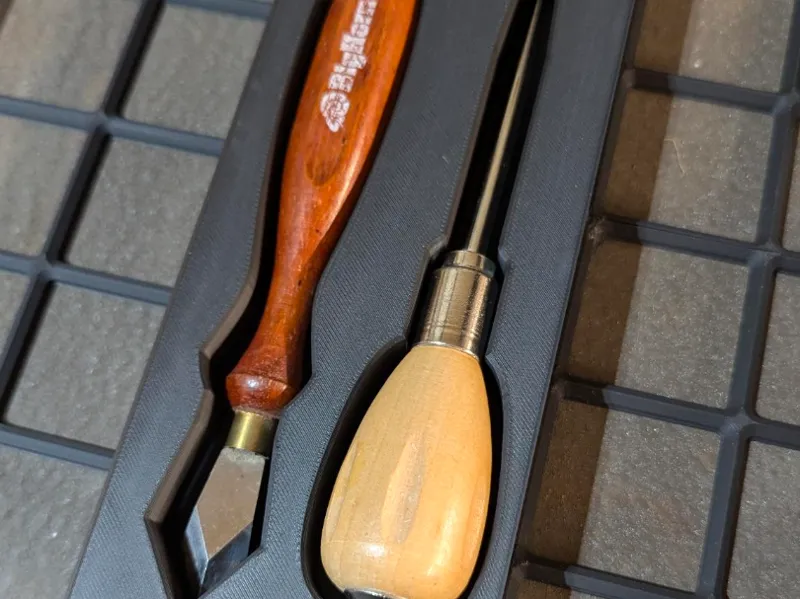 Awl and Marking Knife for Gridfinity