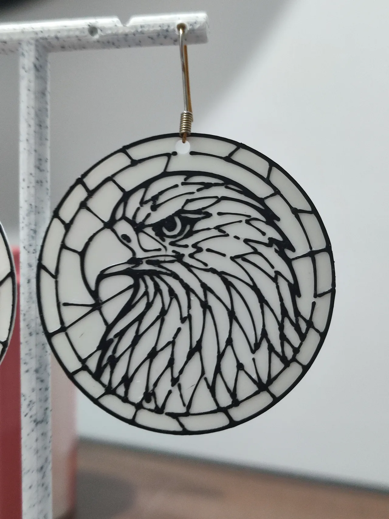 Aretes Mosaico Águila Imperial view 4