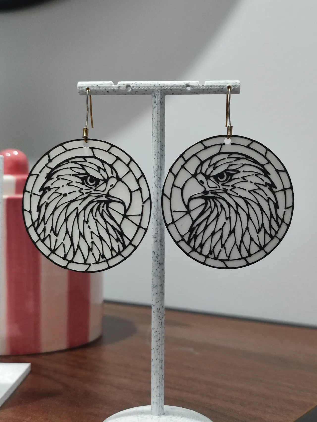 Aretes Mosaico Águila Imperial view 2