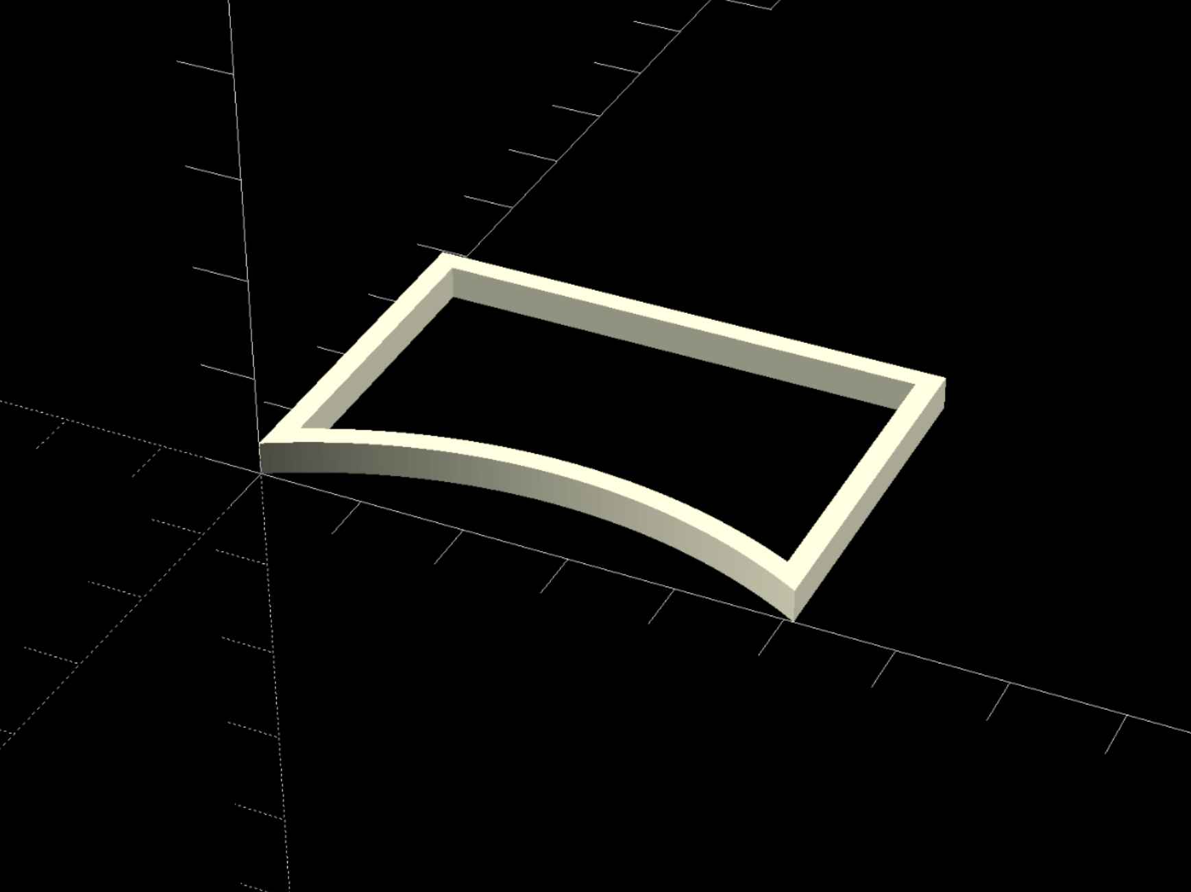 <BSG> CURVED EDGE FRAME