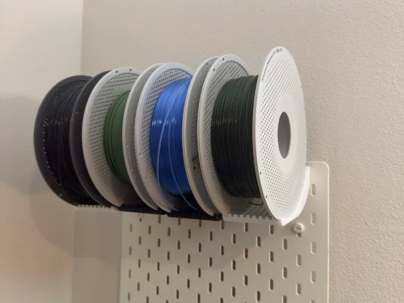 Spool Holder for the IKEA SKÅDIS pegboard