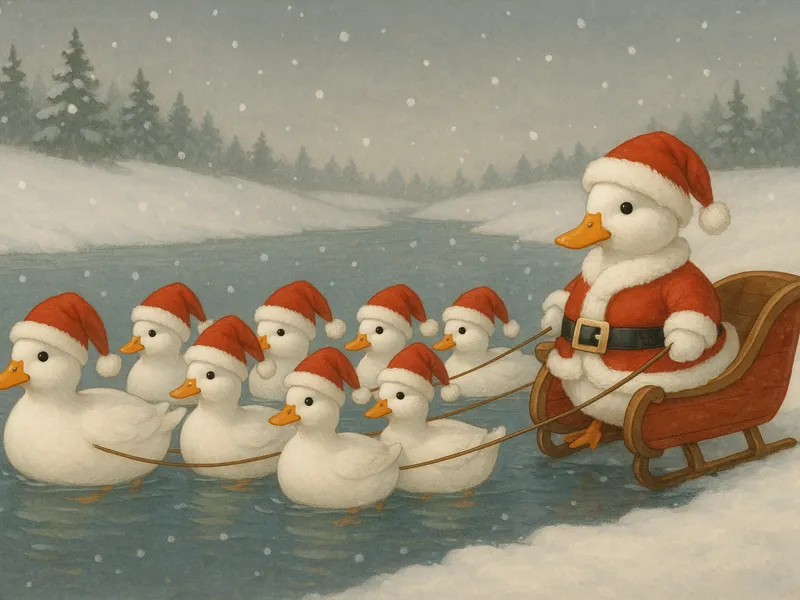 duck sleigh 