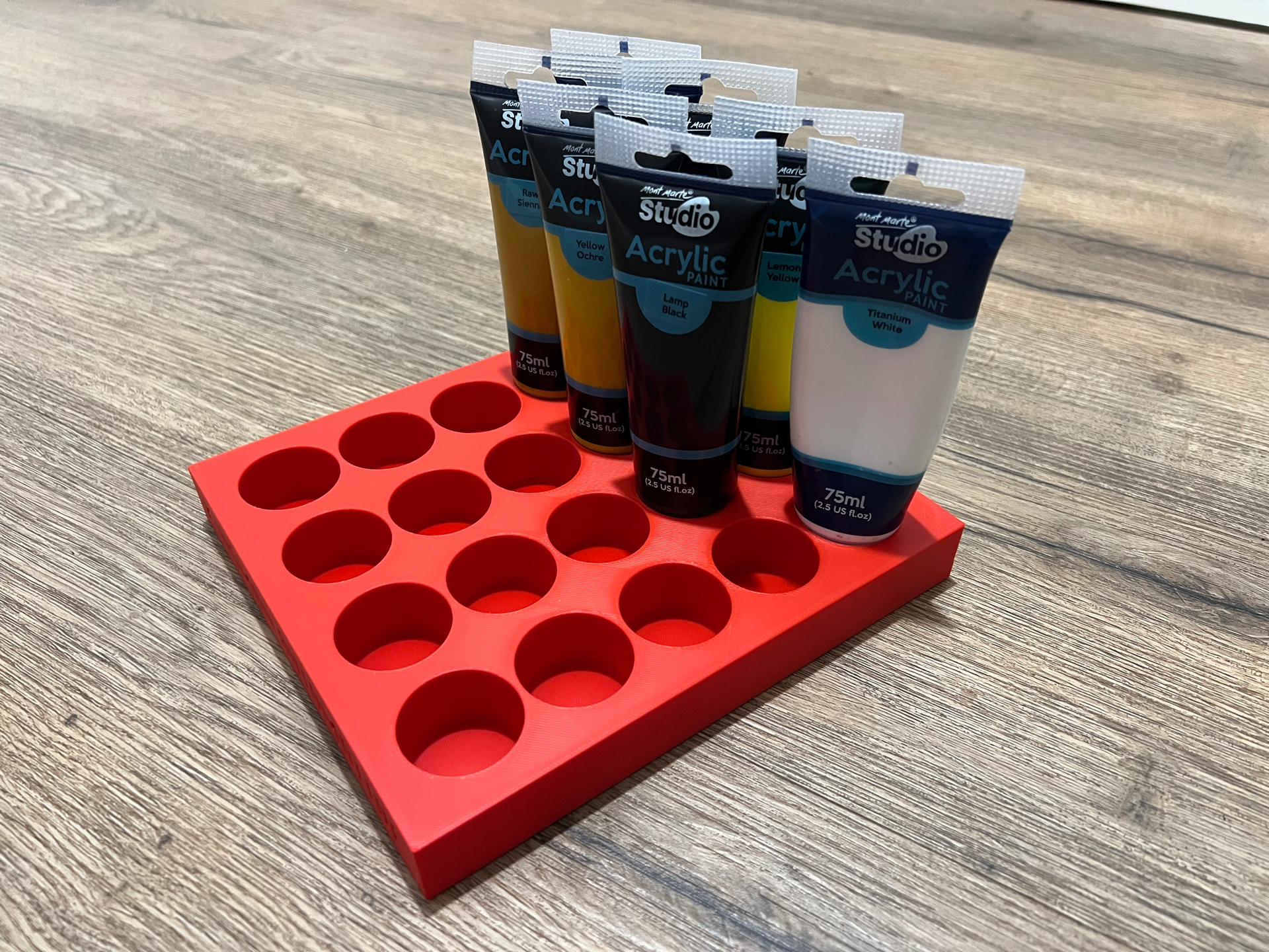 Studio Acrylic Paint Organiser 75ml