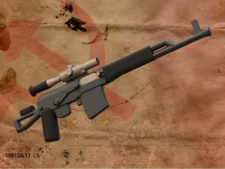 SVD სნაიპერული შაშხანის პროპ-მოდელი thumbnail 2