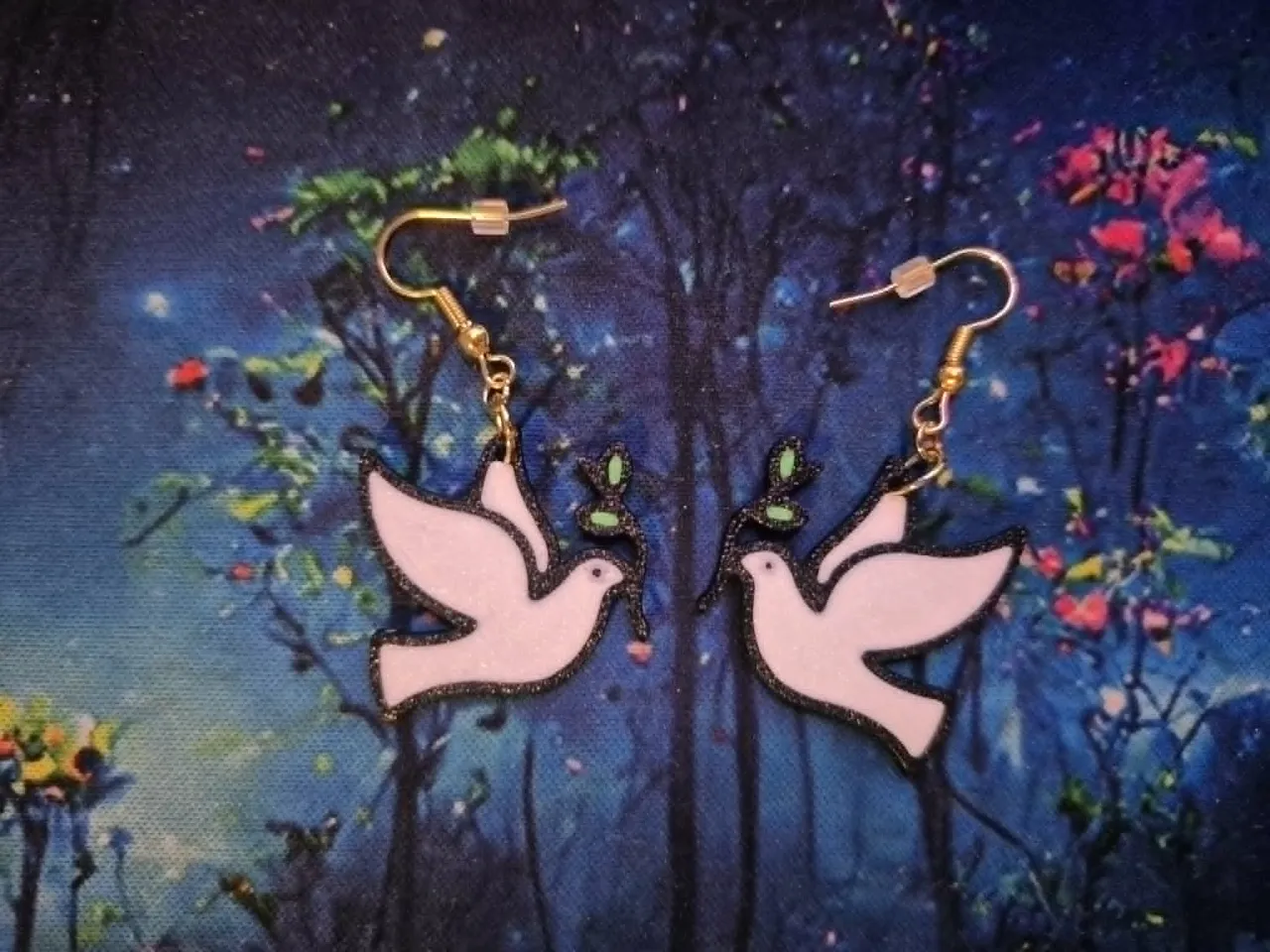 Dove of Peace Earrings view 2