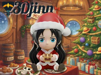 Christmas Chibi Nico Robin
