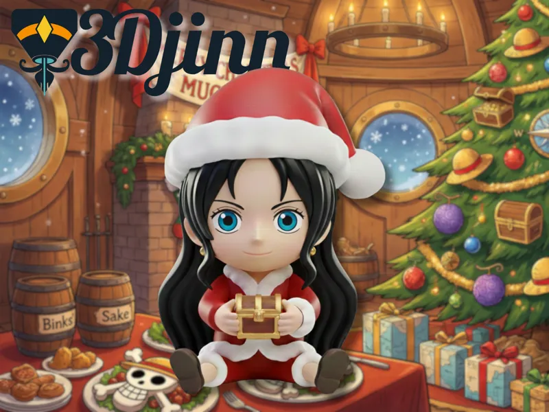 Christmas Chibi Nico Robin