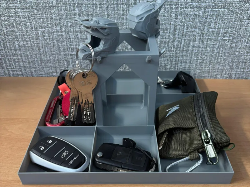 The Ultimate Rider's Desk Organizer & Key Hooks