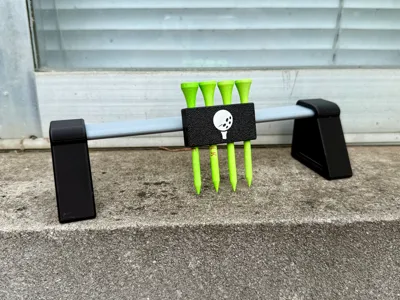Slatelet Gold Tee Holder