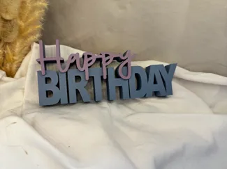 Schriftzug Happy Birthday