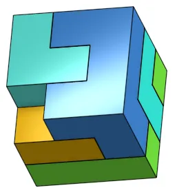 April Fools Interlocking Cube Puzzle - Free 3D Print Model - MakerWorld