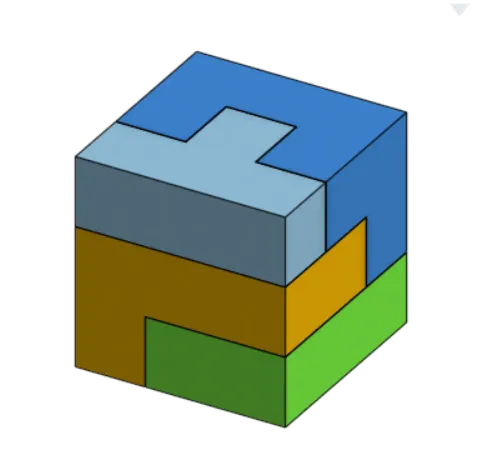 April Fools Interlocking Cube Puzzle - Free 3D Print Model - MakerWorld