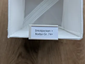 SKUBB Box Signs/Labels for paper inserts