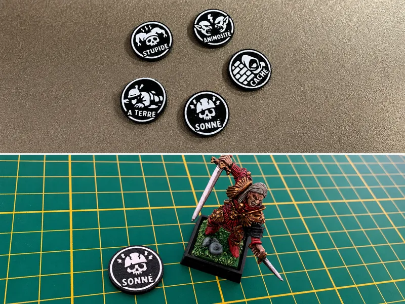 Jetons d’état Mordheim – Fantasy Skirmish Tokens