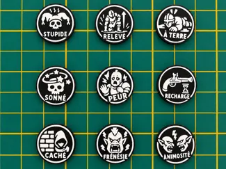 Jetons d’état Mordheim – Fantasy Skirmish Tokens