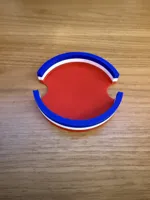 USA Coaster Holder Red White and Blue