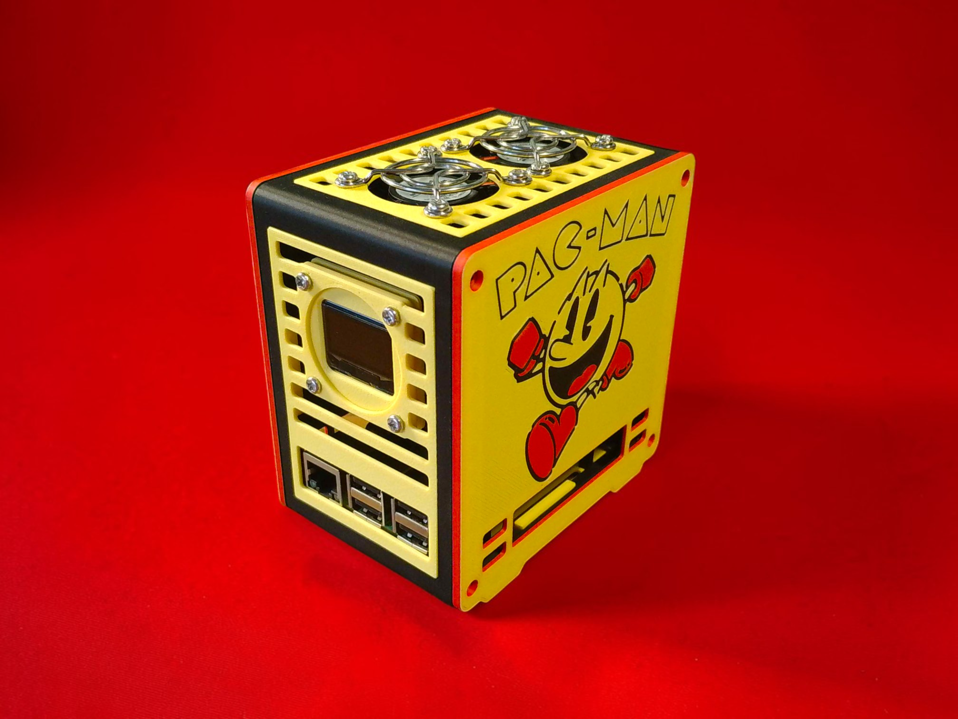 Pacman Themed Raspberry Pi Case