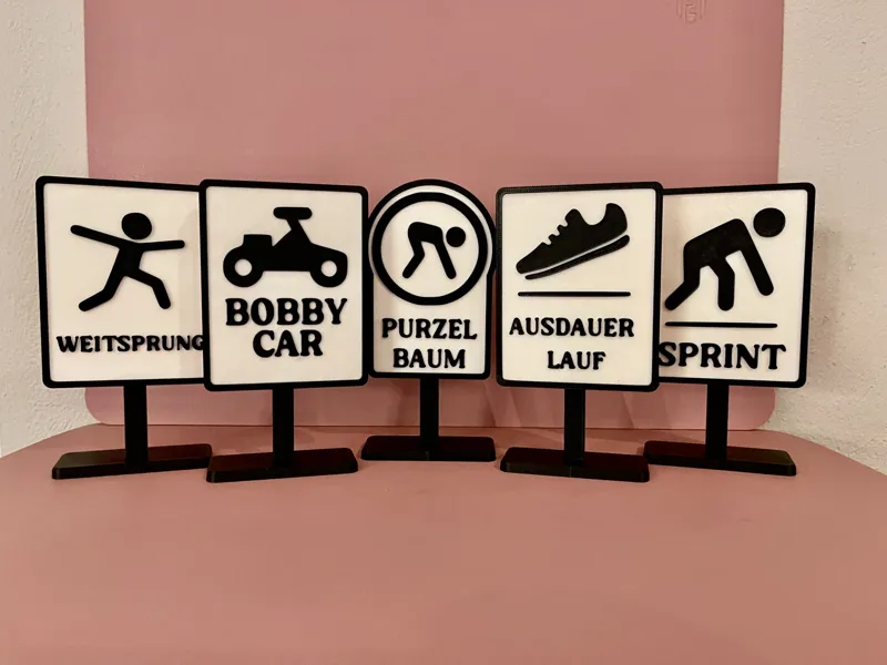 Aufsteller Olympische Kita Spiele