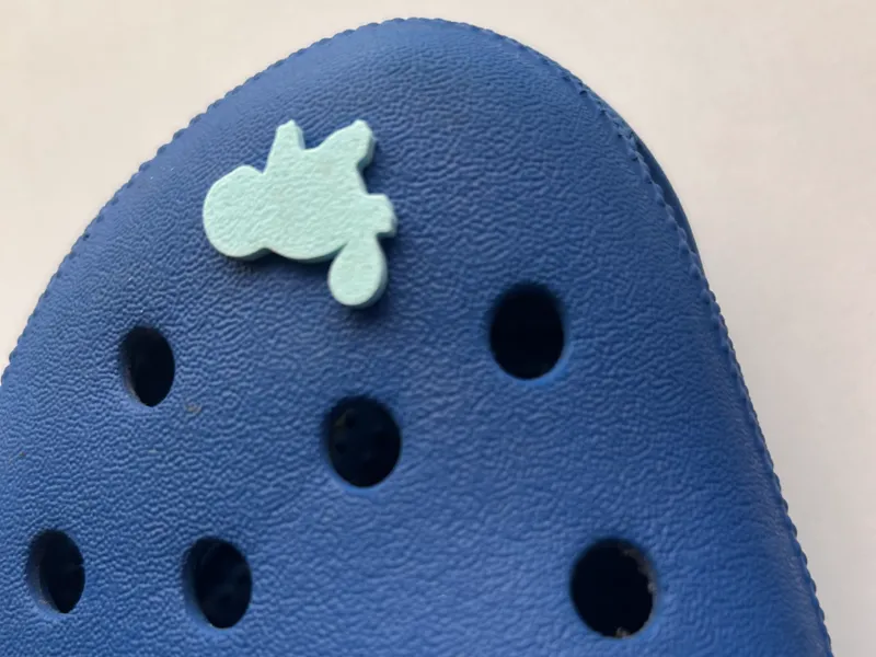 Squirtle croc charm