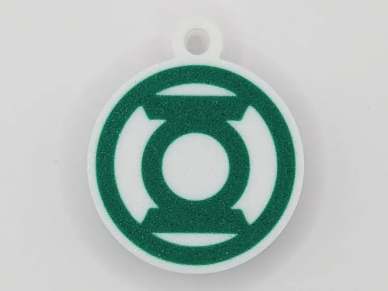 Green Lantern Keychain - Multicolour
