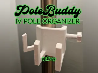 PoleBuddy - IV Pole Organizer for Cables/Tubing