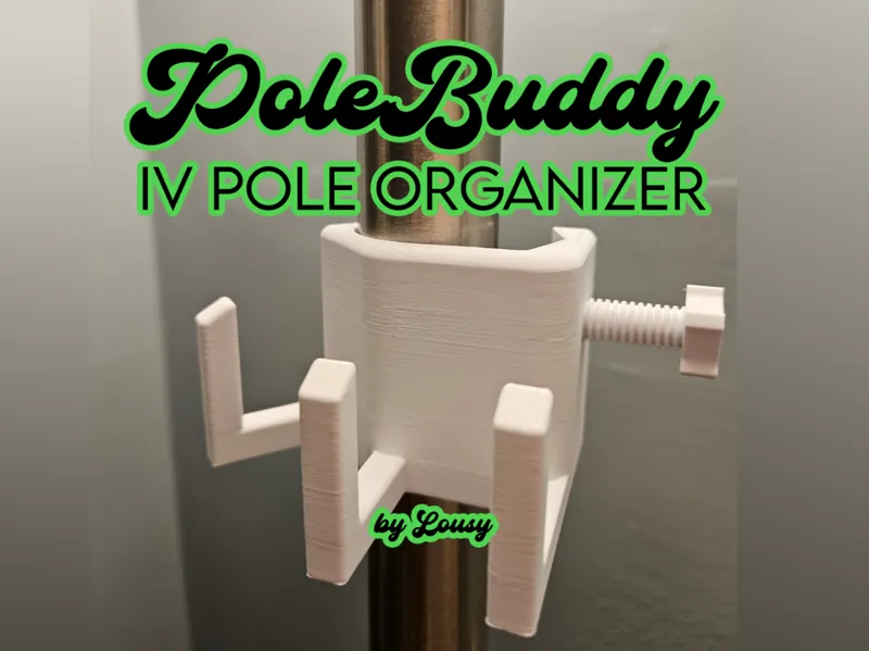 PoleBuddy - IV Pole Organizer for Cables/Tubing
