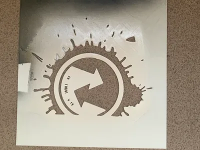 Stencil one of decals for TBS Caipirinha 2 wing
