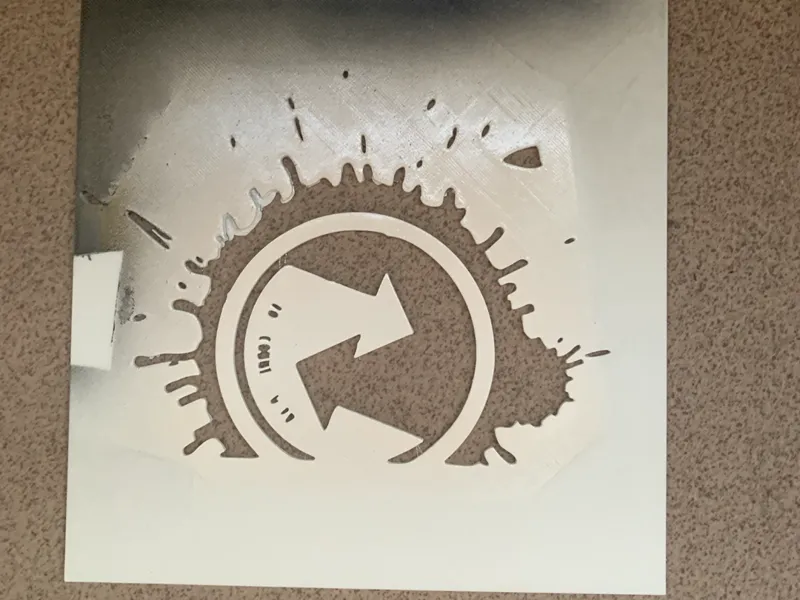 Stencil one of decals for TBS Caipirinha 2 wing