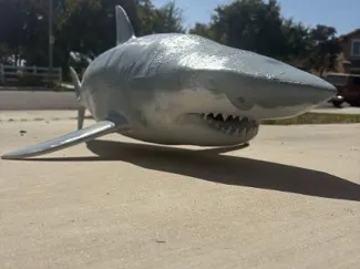 life size great white shark