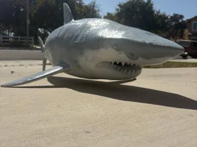 life size great white shark