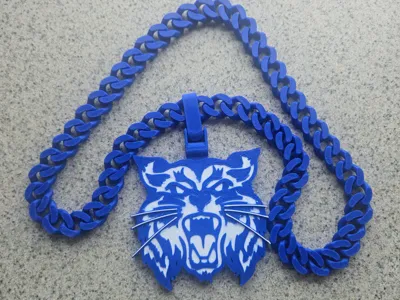 High School Wildcats Cuban Chain