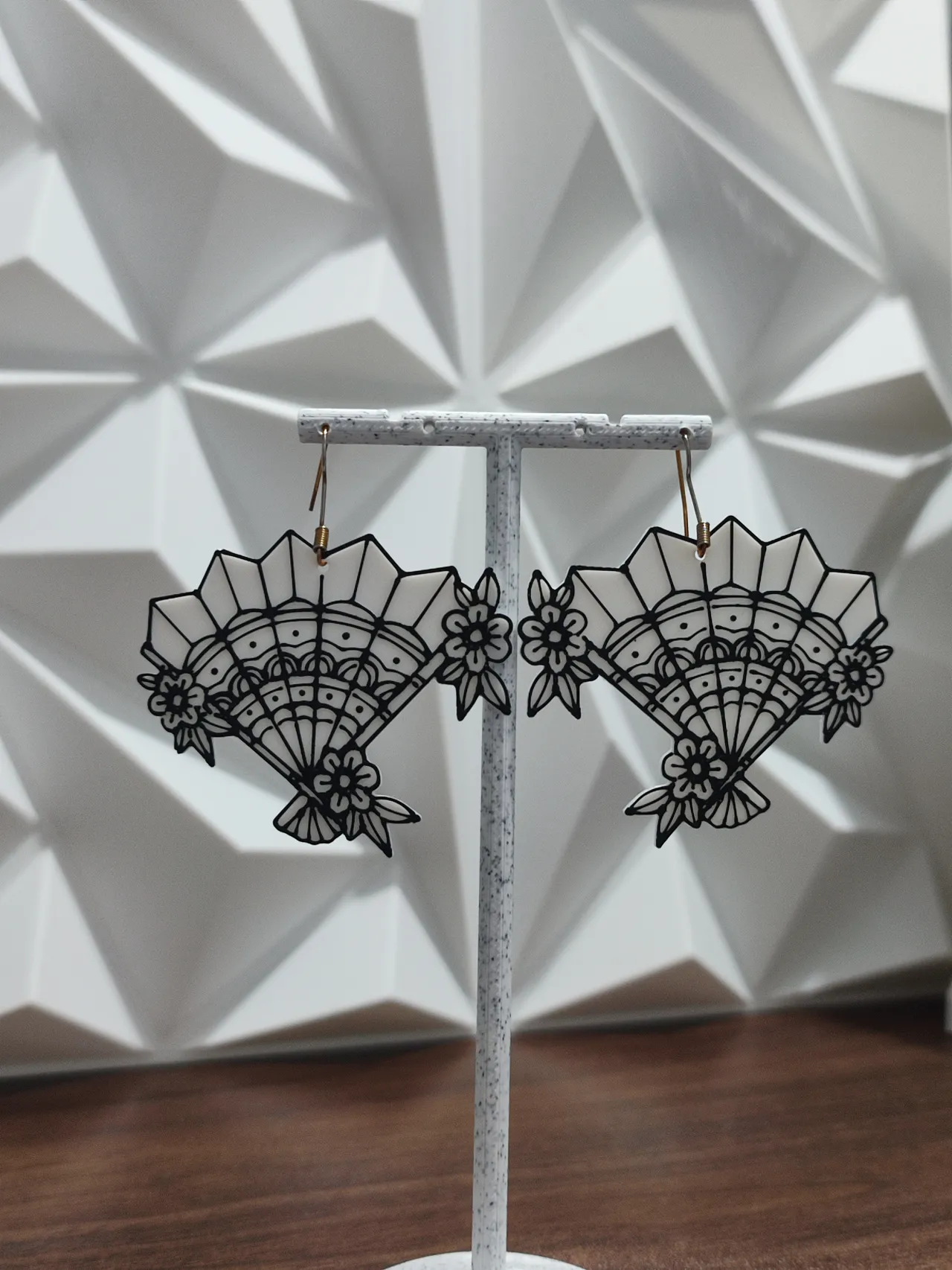 Aretes Abanico Gracia Oriental view 2