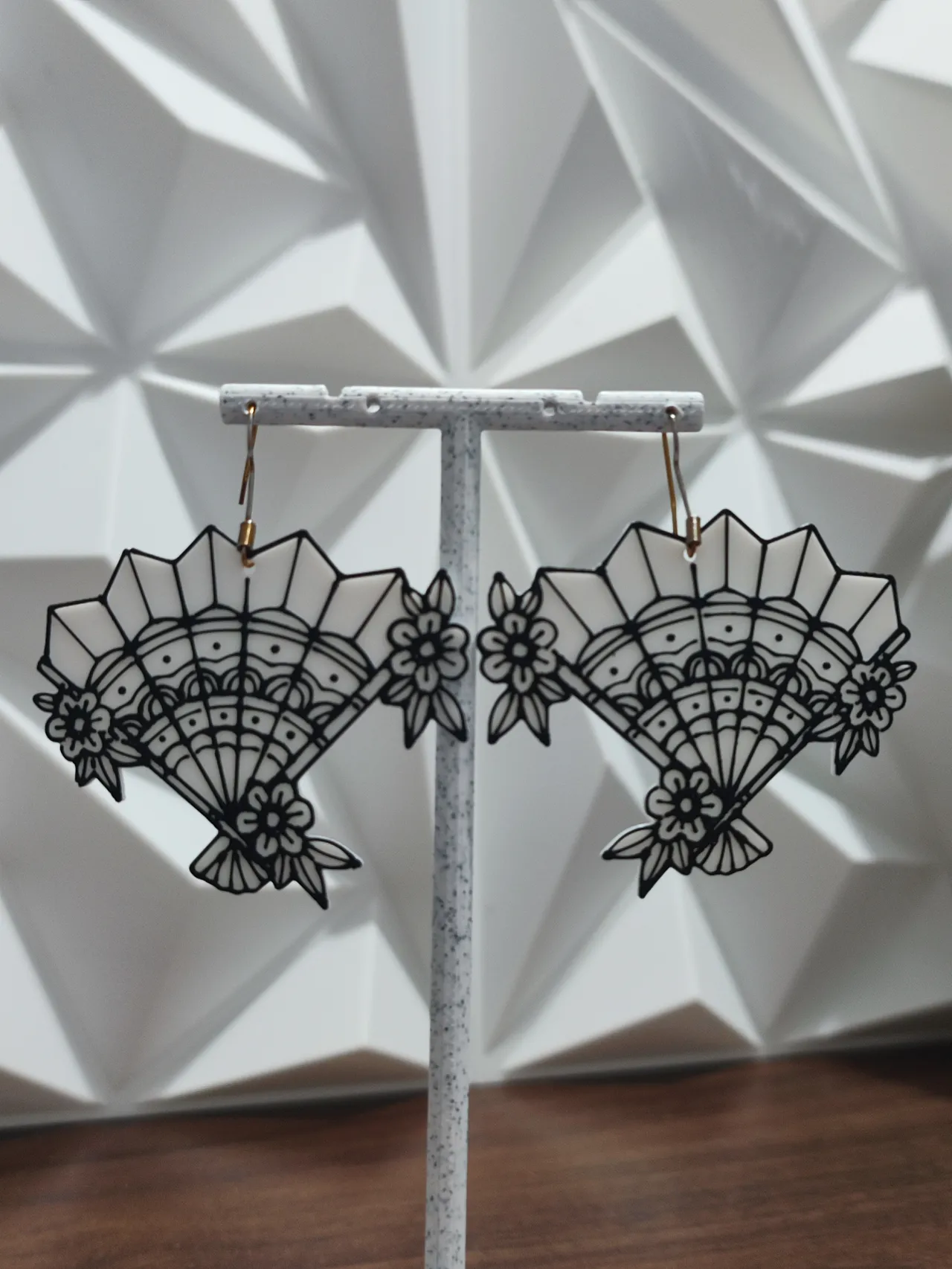 Aretes Abanico Gracia Oriental view 3