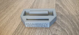 Gameboy Advance SP stand with 1 game