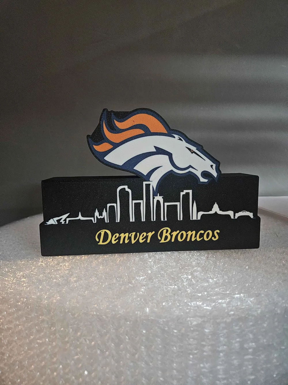 NFL Lightbox Denver Broncos with skyline Display! by Rotterdam_3d_Art ...
