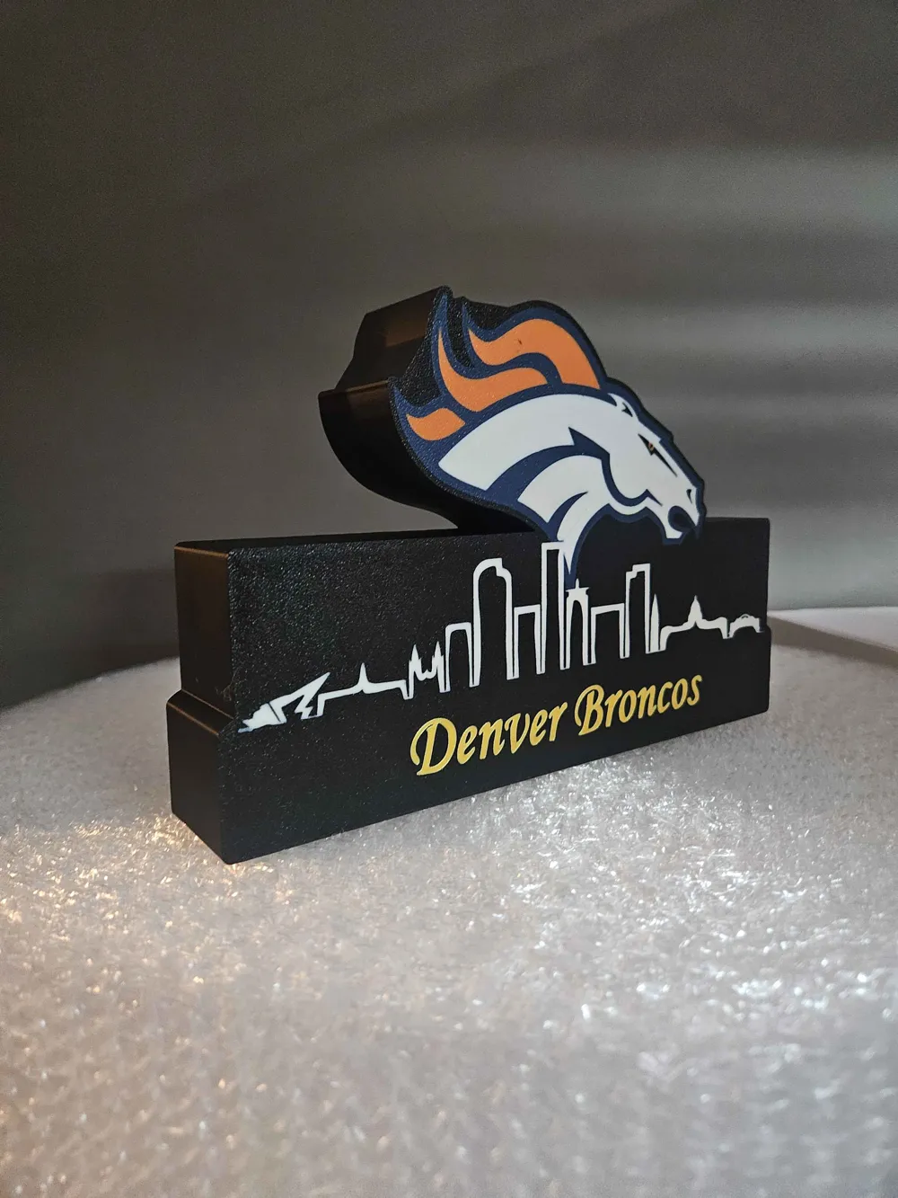 NFL Lightbox Denver Broncos with skyline Display! by Rotterdam_3d_Art ...